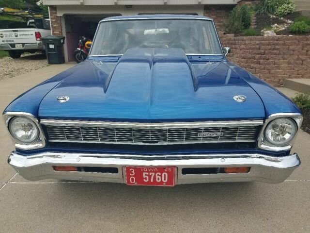 1966 Blue Chevrolet Nova