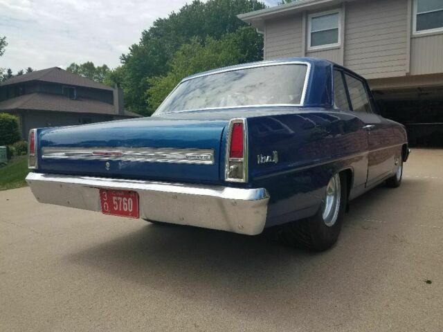 1966 Blue Chevrolet Nova