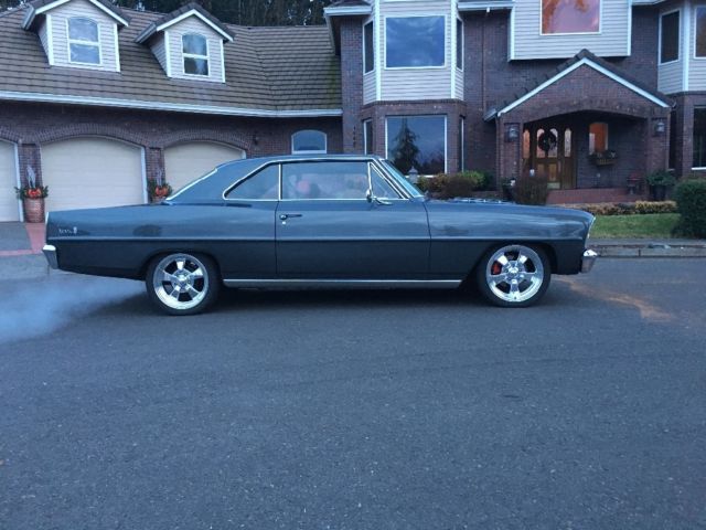 1966 Gray Chevrolet Nova Coupe