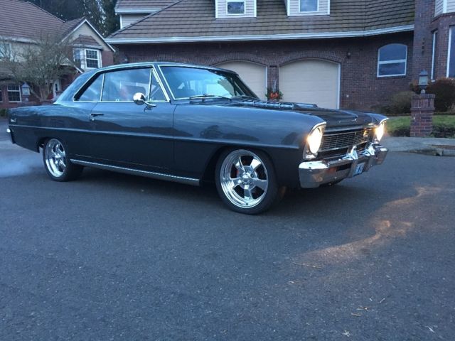1966 Gray Chevrolet Nova Coupe