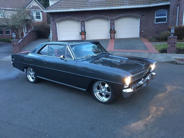 1966 Gray Chevrolet Nova Coupe