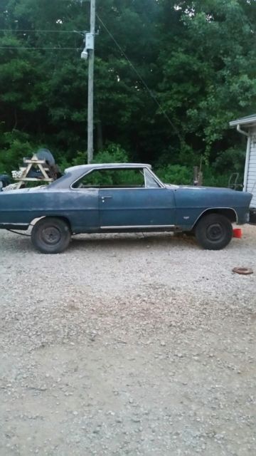 1966 Green Chevrolet Nova Coupe
