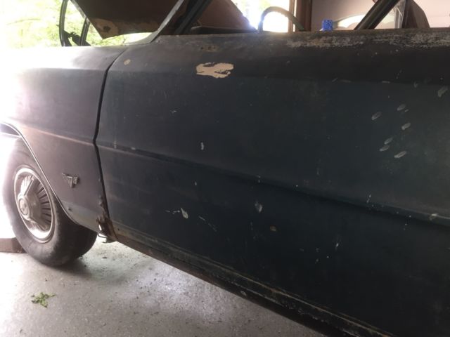 1966 Green Chevrolet Nova Coupe