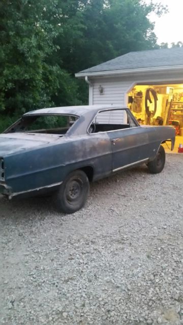 1966 Green Chevrolet Nova Coupe