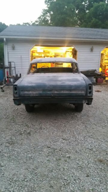 1966 Green Chevrolet Nova Coupe
