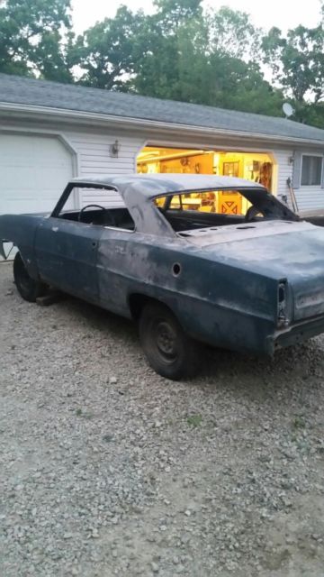 1966 Green Chevrolet Nova Coupe