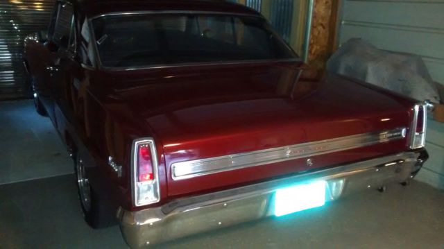 1966 Burgundy Chevrolet Nova Coupe