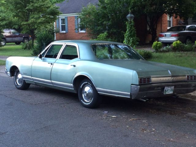 1966 Green Oldsmobile Eighty-Eight Sedan