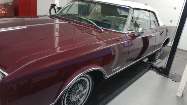 1966 Burgundy Oldsmobile Eighty-Eight Convertible