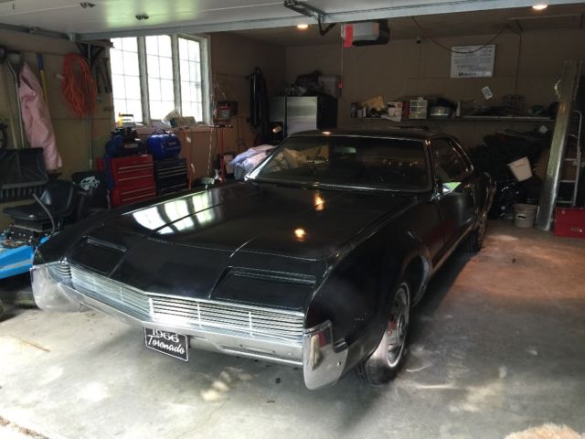 1966 Black Oldsmobile Toronado Fastback