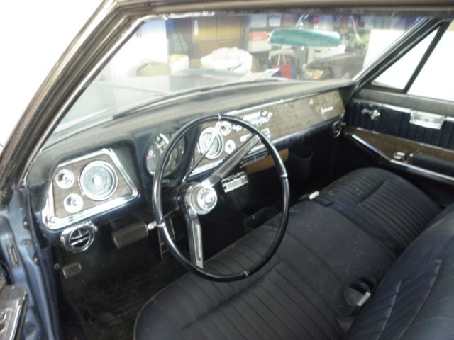 1966 Blue Oldsmobile Ninety-Eight Sedan