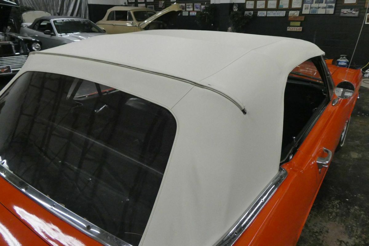 1966 Orange Ford Mustang Convertible