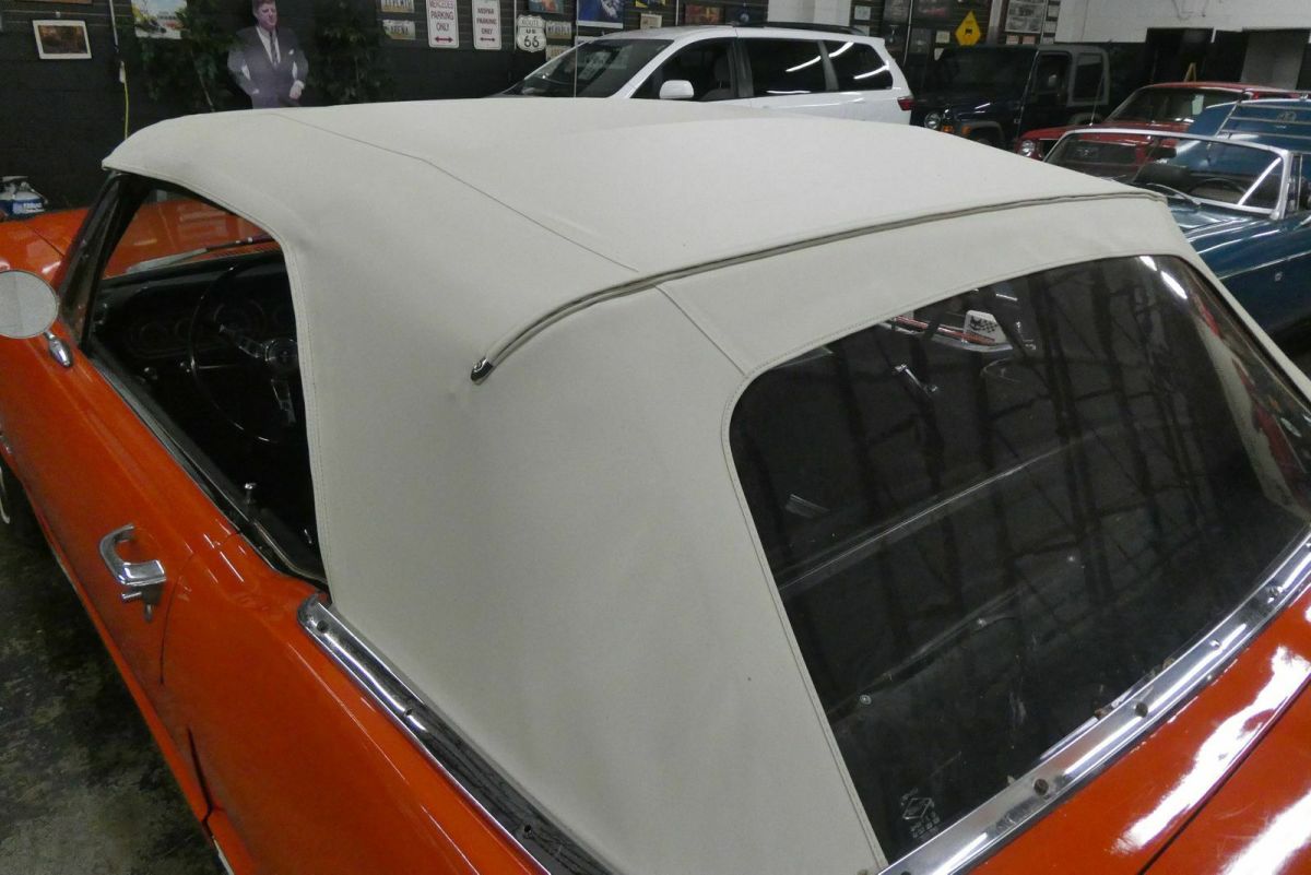 1966 Orange Ford Mustang Convertible