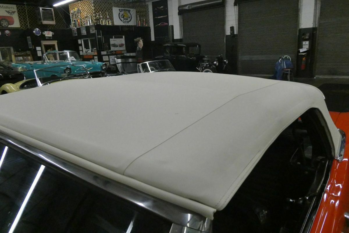 1966 Orange Ford Mustang Convertible