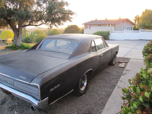 1966 Black Pontiac GTO Coupe