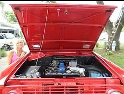 1966 Red Ford Bronco SUV