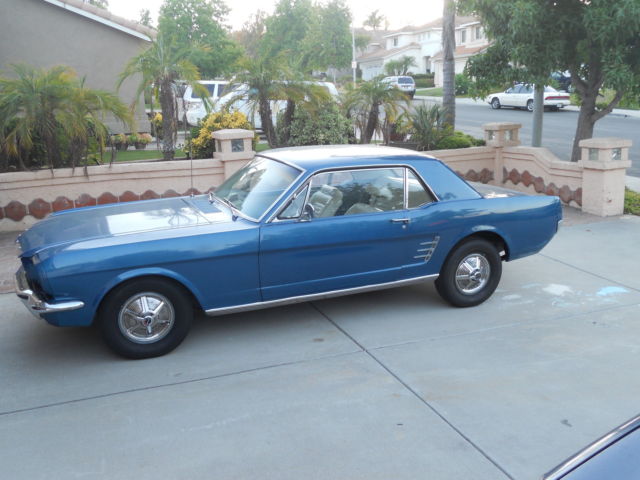 1966 Blue Ford Mustang Coupe