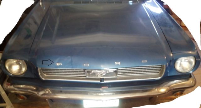 1966 Blue Ford Mustang Coupe