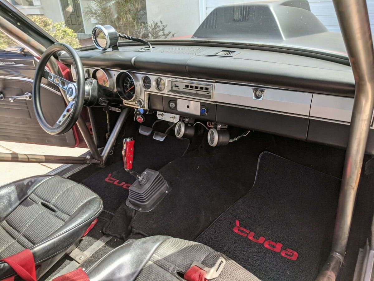 1966 Red Plymouth Barracuda Coupe