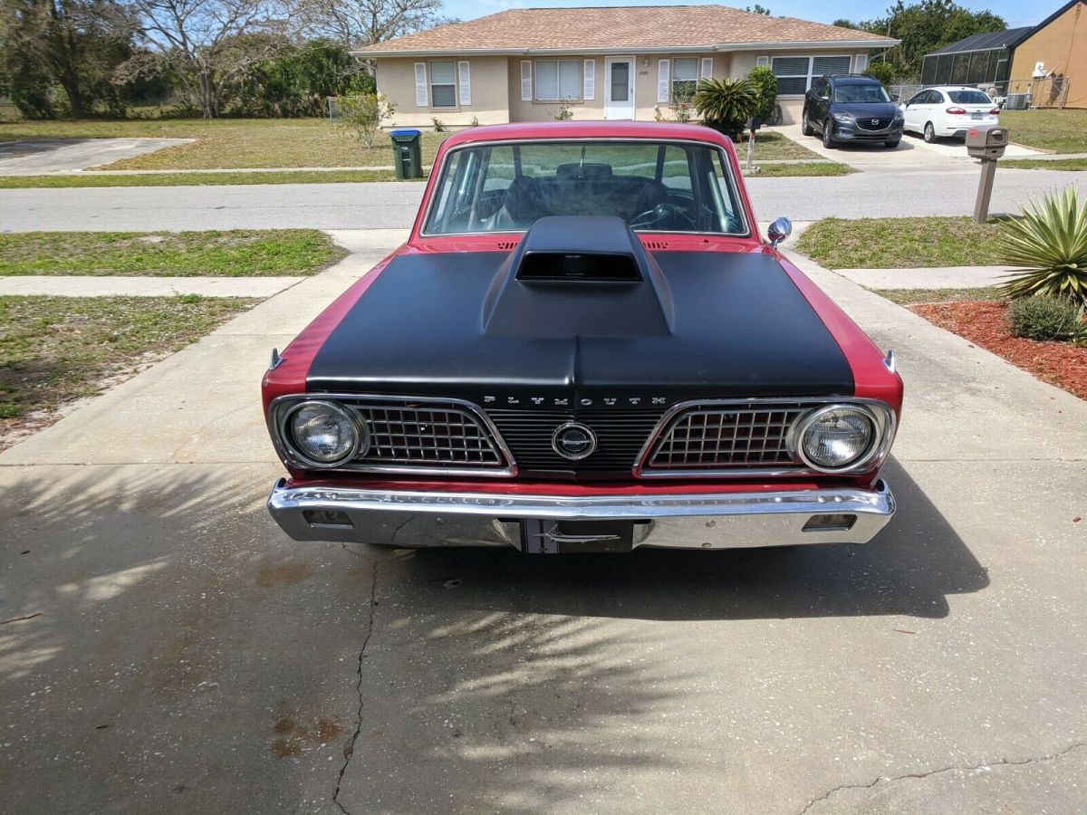 1966 Red Plymouth Barracuda Coupe