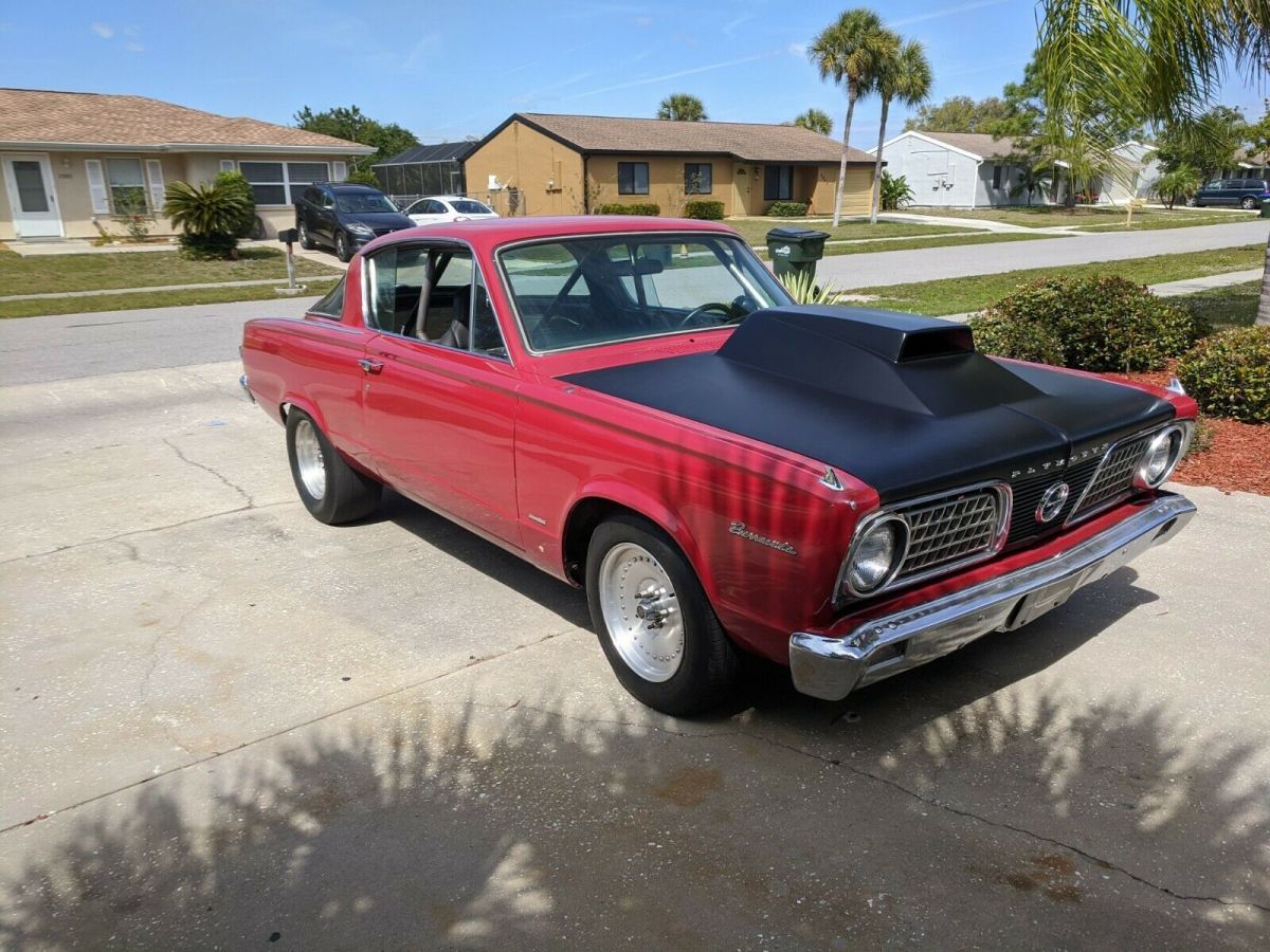 1966 Red Plymouth Barracuda Coupe