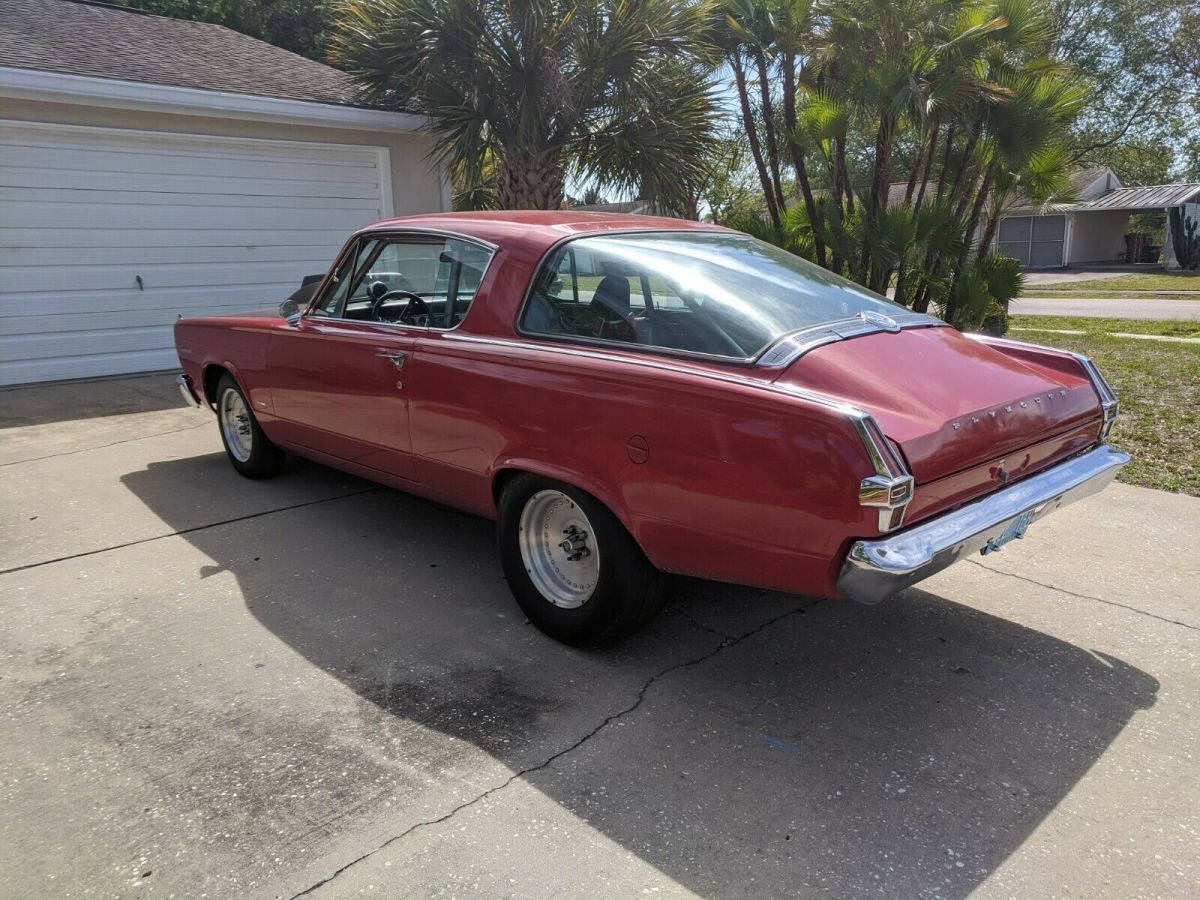 1966 Red Plymouth Barracuda Coupe