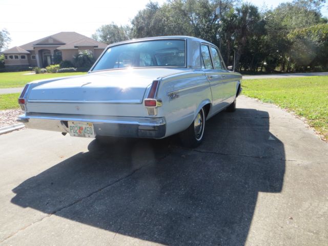 1966 Lt Blue Plymouth Valiant 200 Sedan