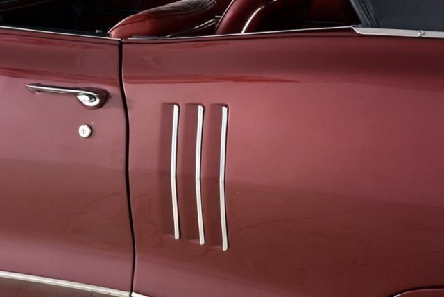 1966 Burgundy Pontiac 2+2 Convertible