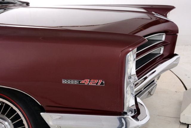 1966 Burgundy Pontiac 2+2 Convertible