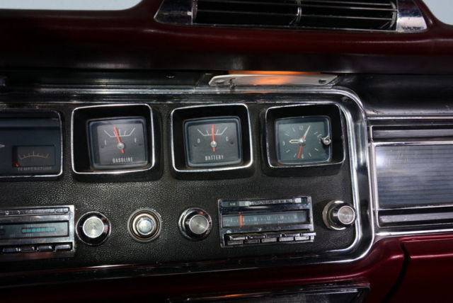 1966 Burgundy Pontiac 2+2 Convertible