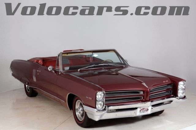 1966 Burgundy Pontiac 2+2 Convertible