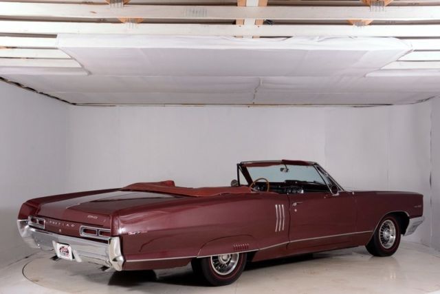 1966 Burgundy Pontiac 2+2 Convertible