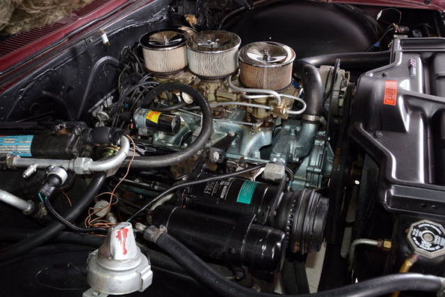 1966 Burgundy Pontiac 2+2 Convertible