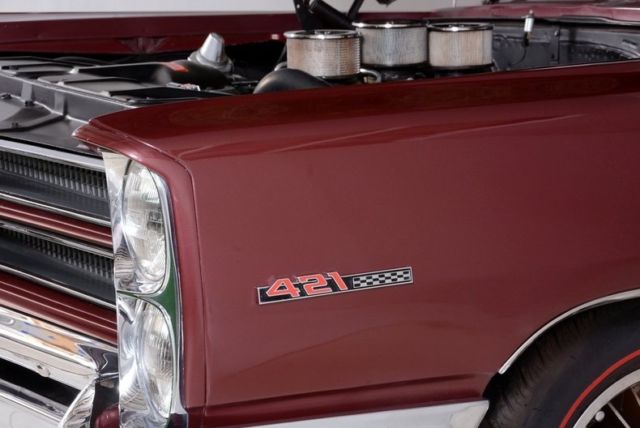 1966 Burgundy Pontiac 2+2 Convertible