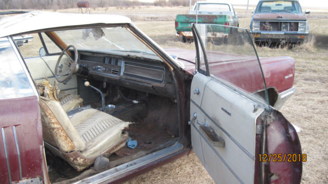 1966 maroon Pontiac Catalina Convertible