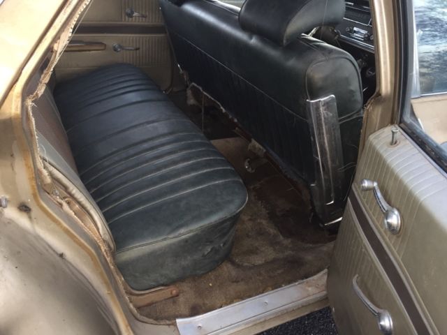 1966 Gold Pontiac Catalina Station Wagon