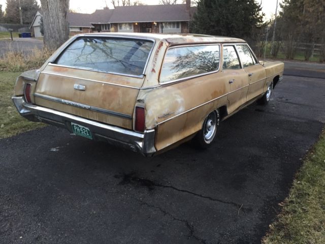 1966 Gold Pontiac Catalina Station Wagon