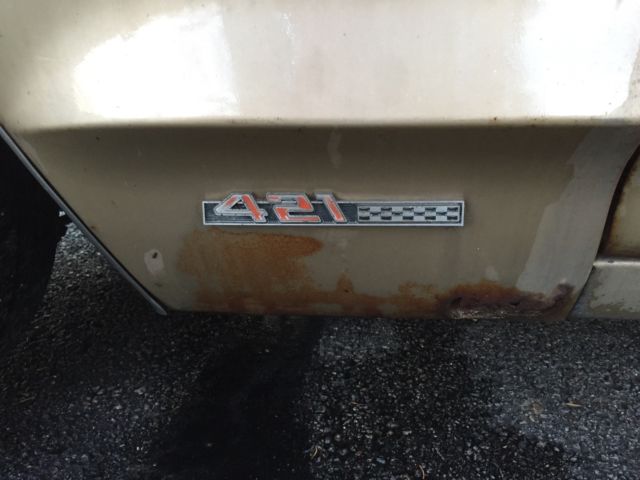 1966 Gold Pontiac Catalina Station Wagon