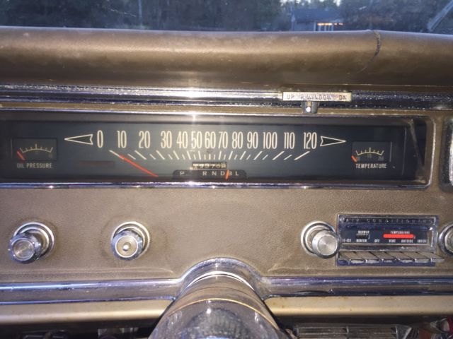 1966 Gold Pontiac Catalina Station Wagon