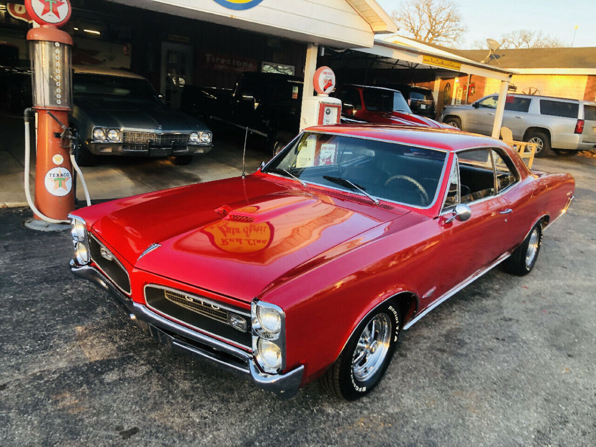 1966 Red Pontiac GTO --