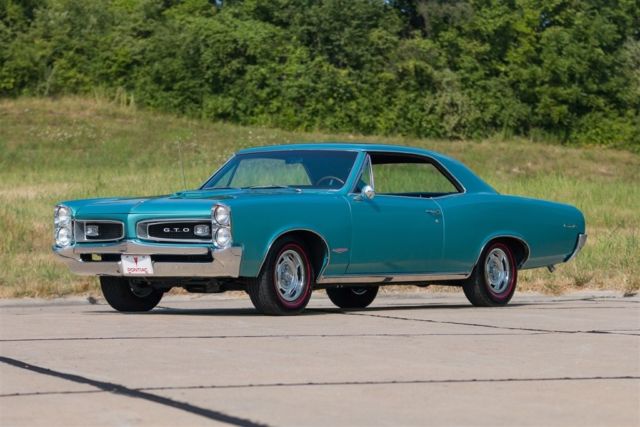 1966 Blue Pontiac GTO Coupe