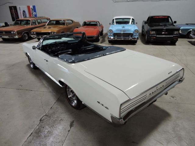 1966 White Pontiac GTO Convertible