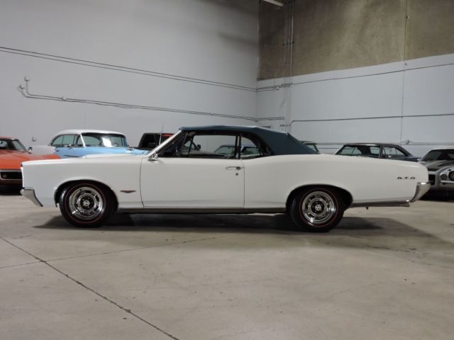 1966 White Pontiac GTO Convertible