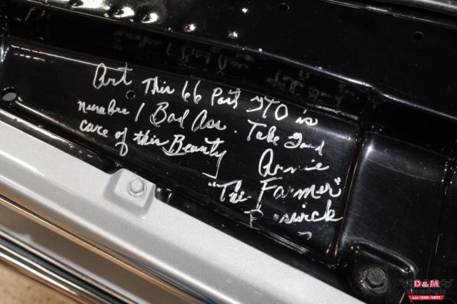 1966 Gray Pontiac GTO Post