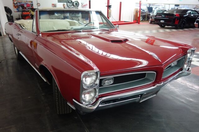 1966 Red Pontiac GTO Convertible