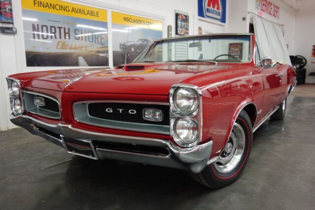 1966 Red Pontiac GTO Convertible