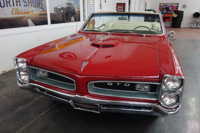 1966 Red Pontiac GTO Convertible