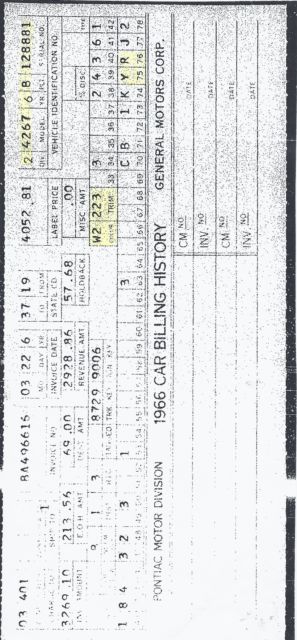 1966 RED Pontiac GTO Convertible