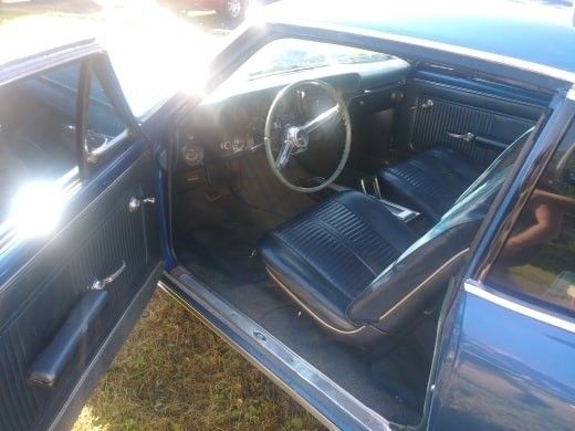 1966 Blue Pontiac Le Mans Coupe