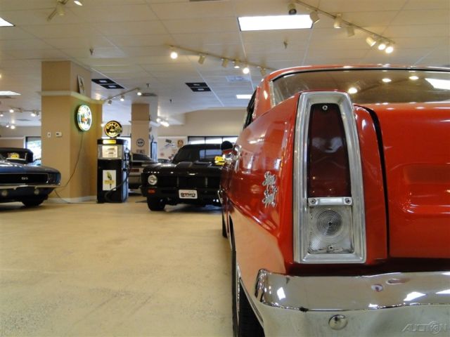 1966 Red Chevrolet Nova